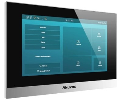 IP Відеодомофон Akuvox C313N Silver 7″